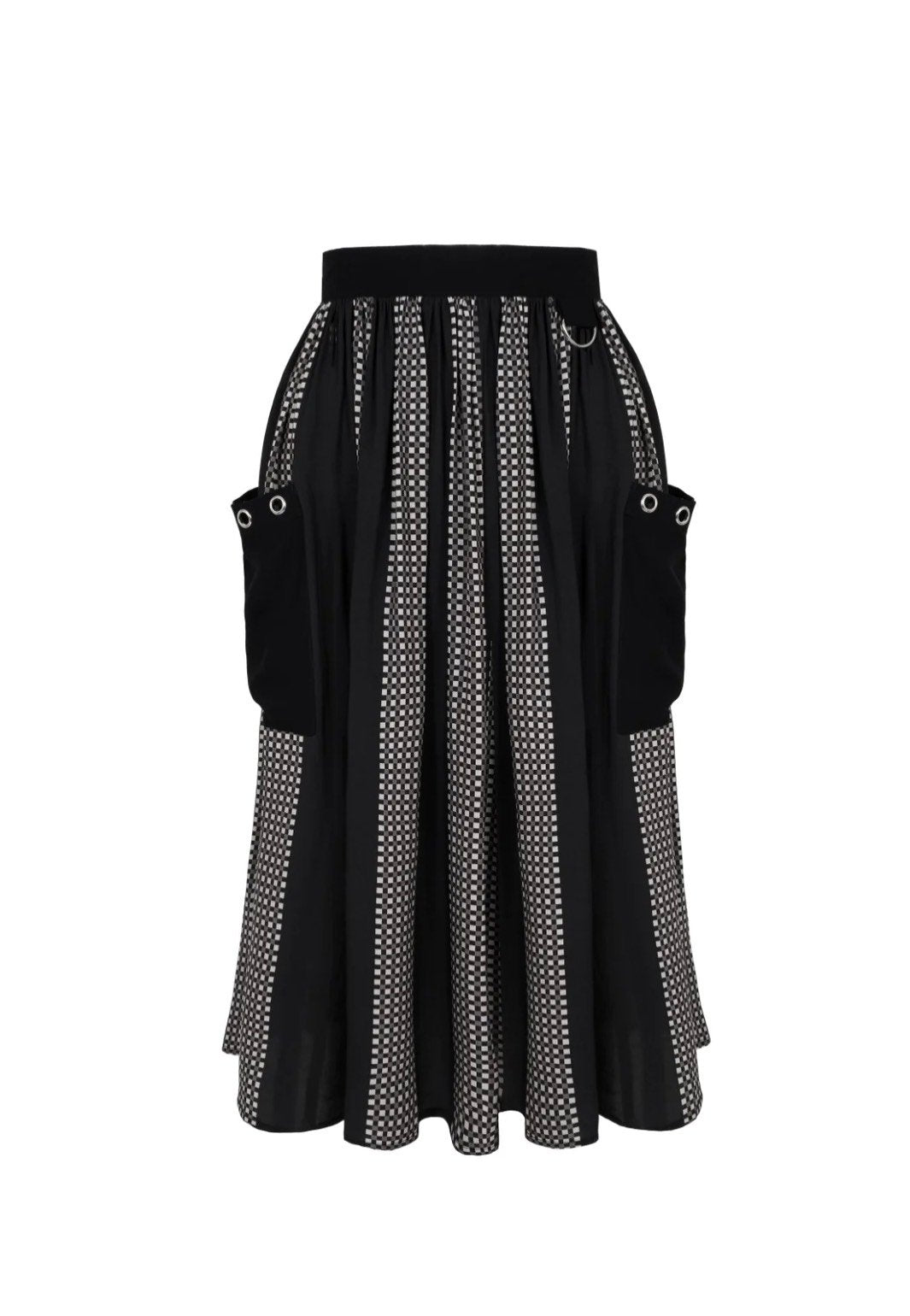 Hellbunny - Lita Black/Grey - Skirt