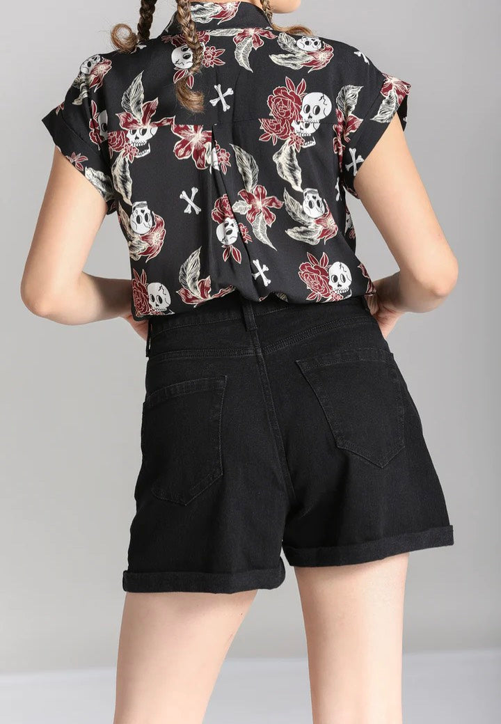 Hellbunny - Arania Black - Shorts