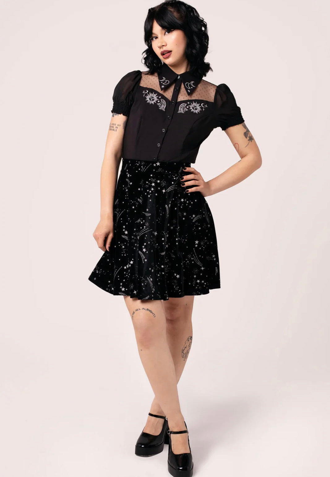 Hellbunny - Cosmic Dust - Skirt | Women-Image