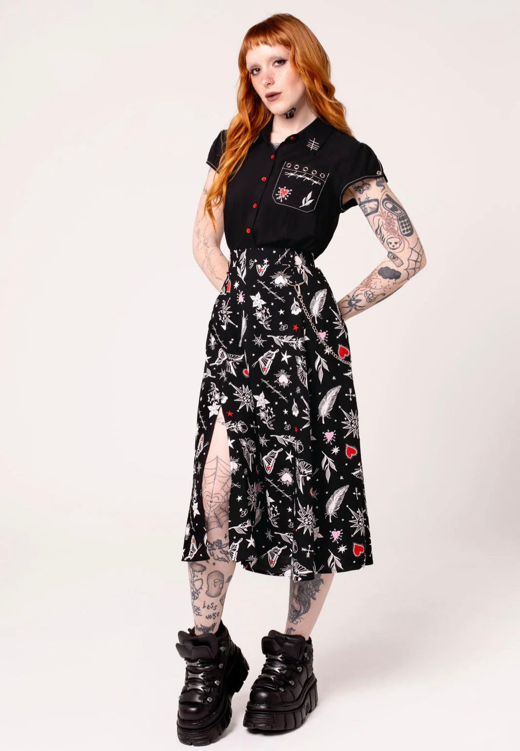 Hellbunny - Leah Black  - Skirt | Women-Image