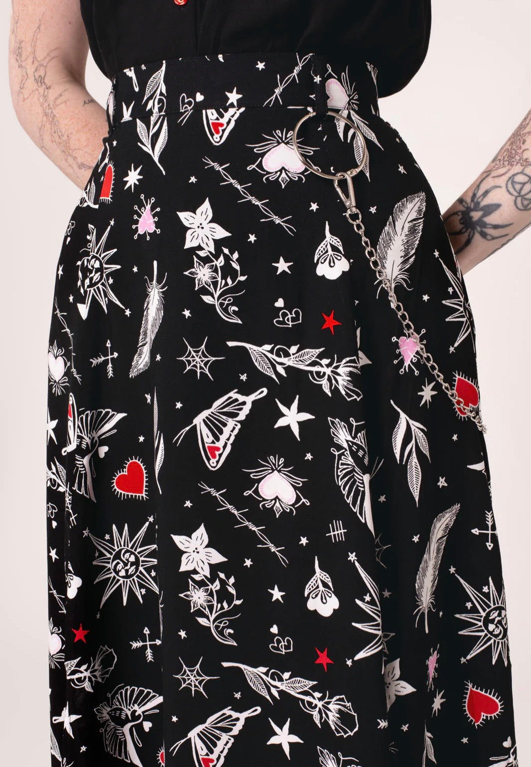 Hellbunny - Leah Black  - Skirt | Women-Image