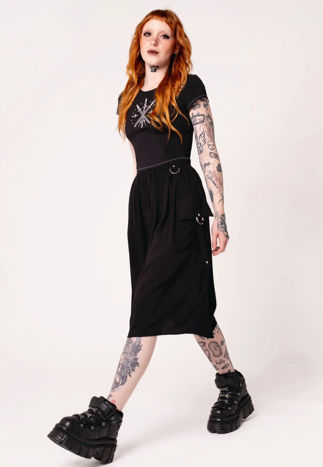 Hellbunny - Ashleigh Black  - Skirt | Women-Image