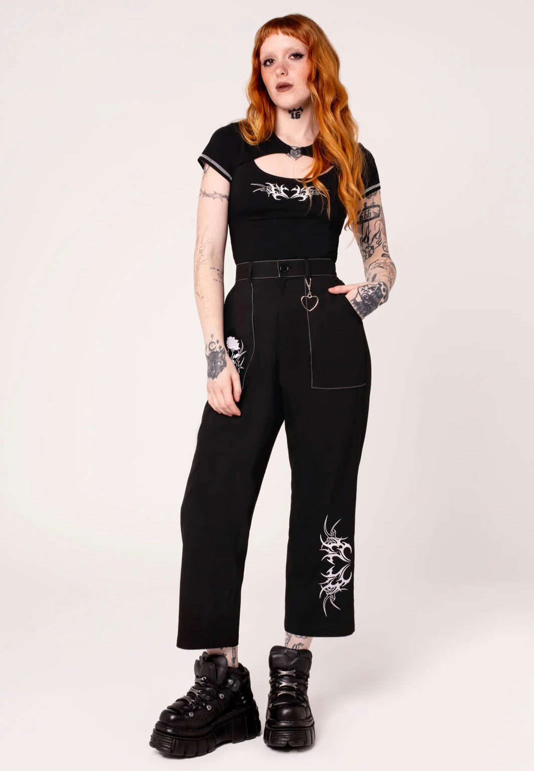 Hellbunny - Auri Black  - Pants | Women-Image