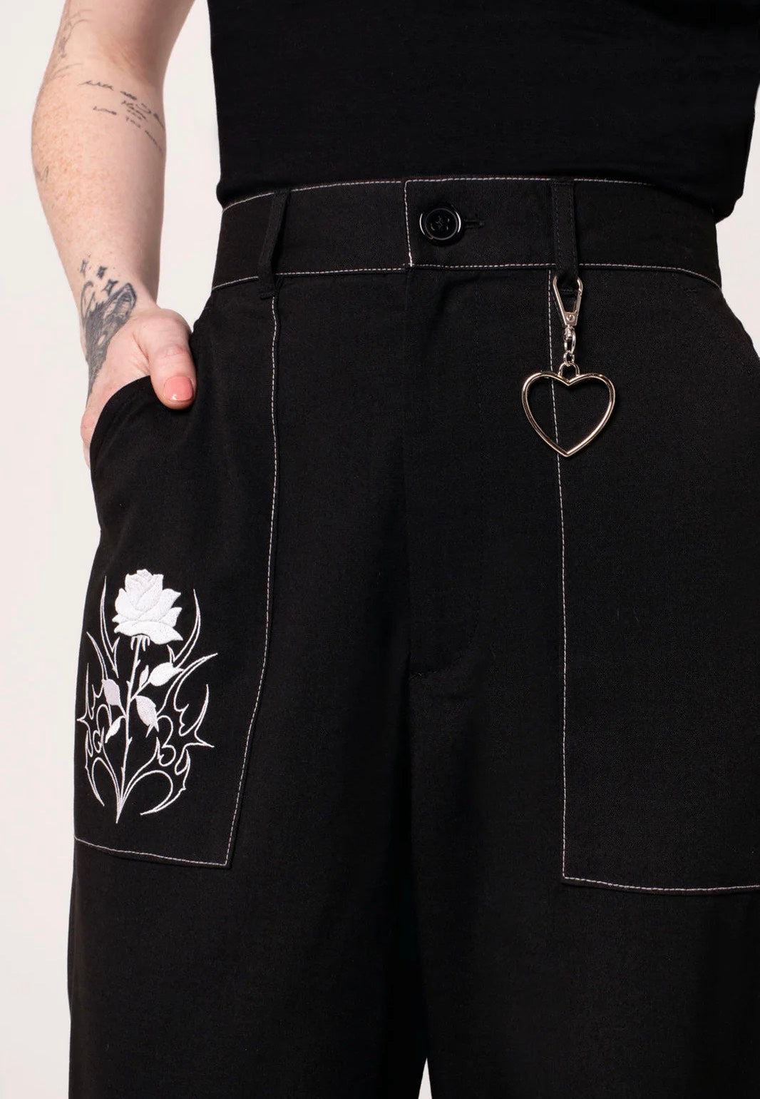 Hellbunny - Auri Black  - Pants | Women-Image