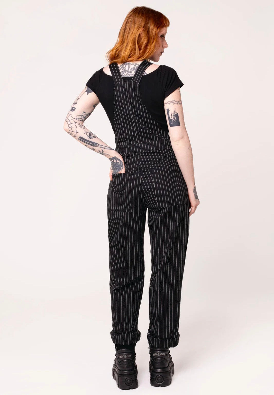Hellbunny - Pinstripe Black - Pants | Women-Image