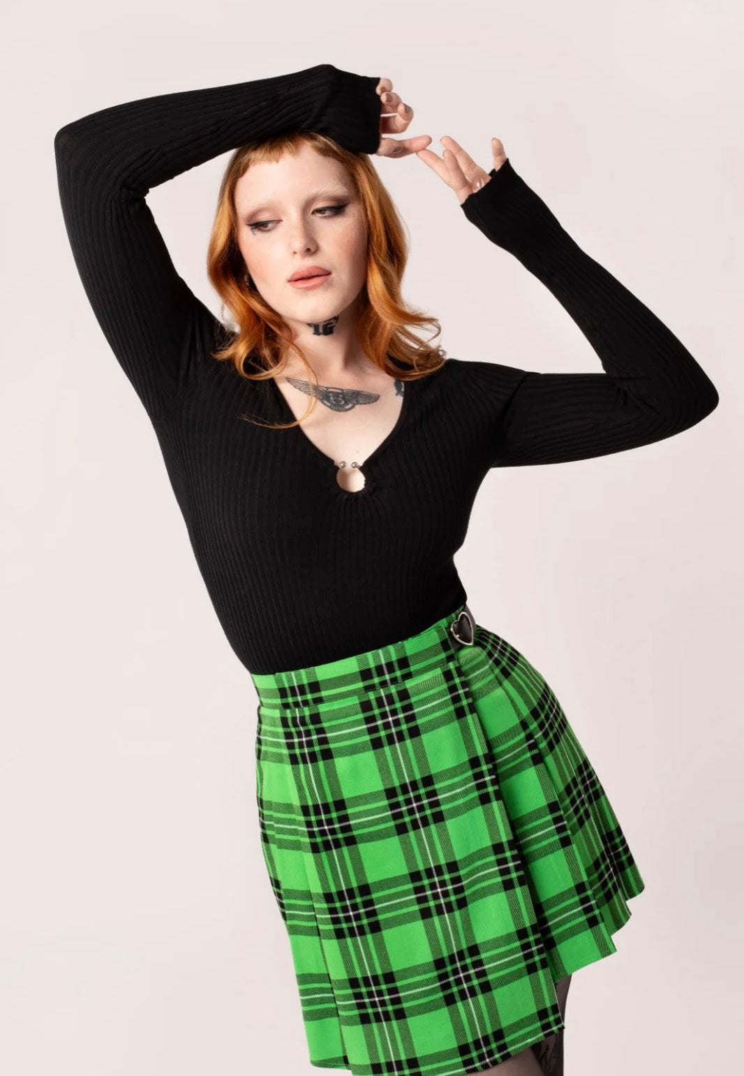 Hellbunny - Death Or Glory Black - Top | Women-Image