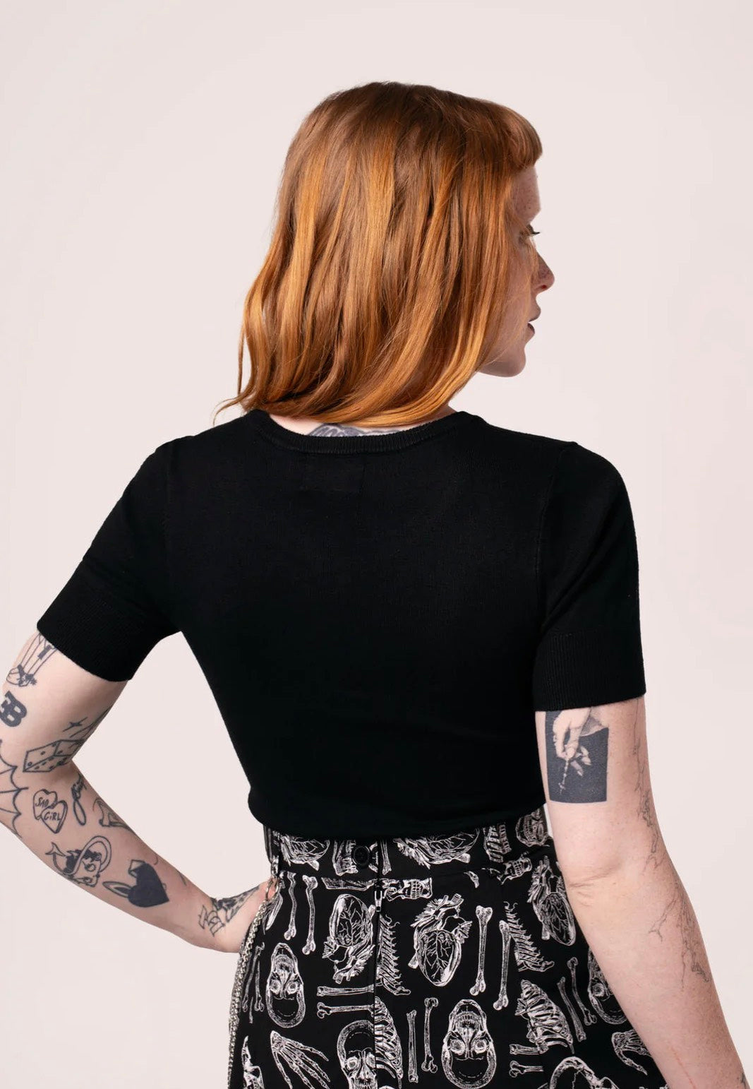 Hellbunny - Cobweb Black - Top | Women-Image