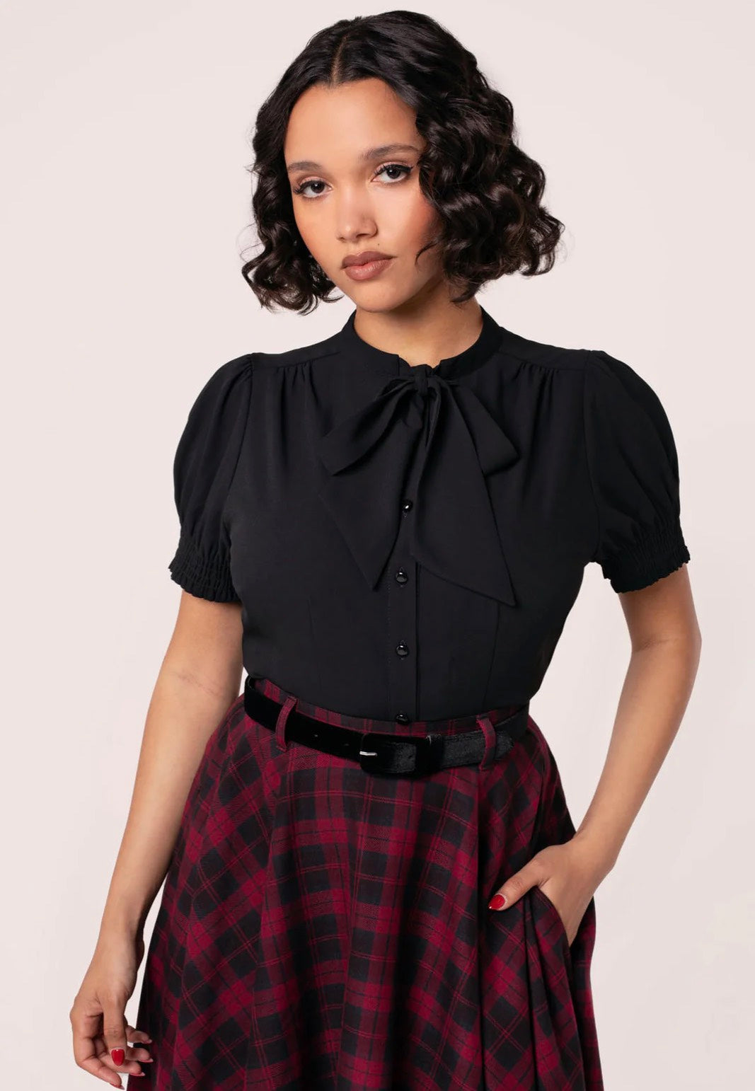 Hellbunny - Turner Black - Blouse | Women-Image