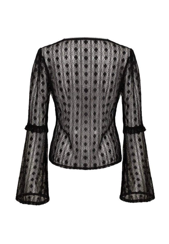 Hellbunny - Rhianne Black - Top | Women-Image