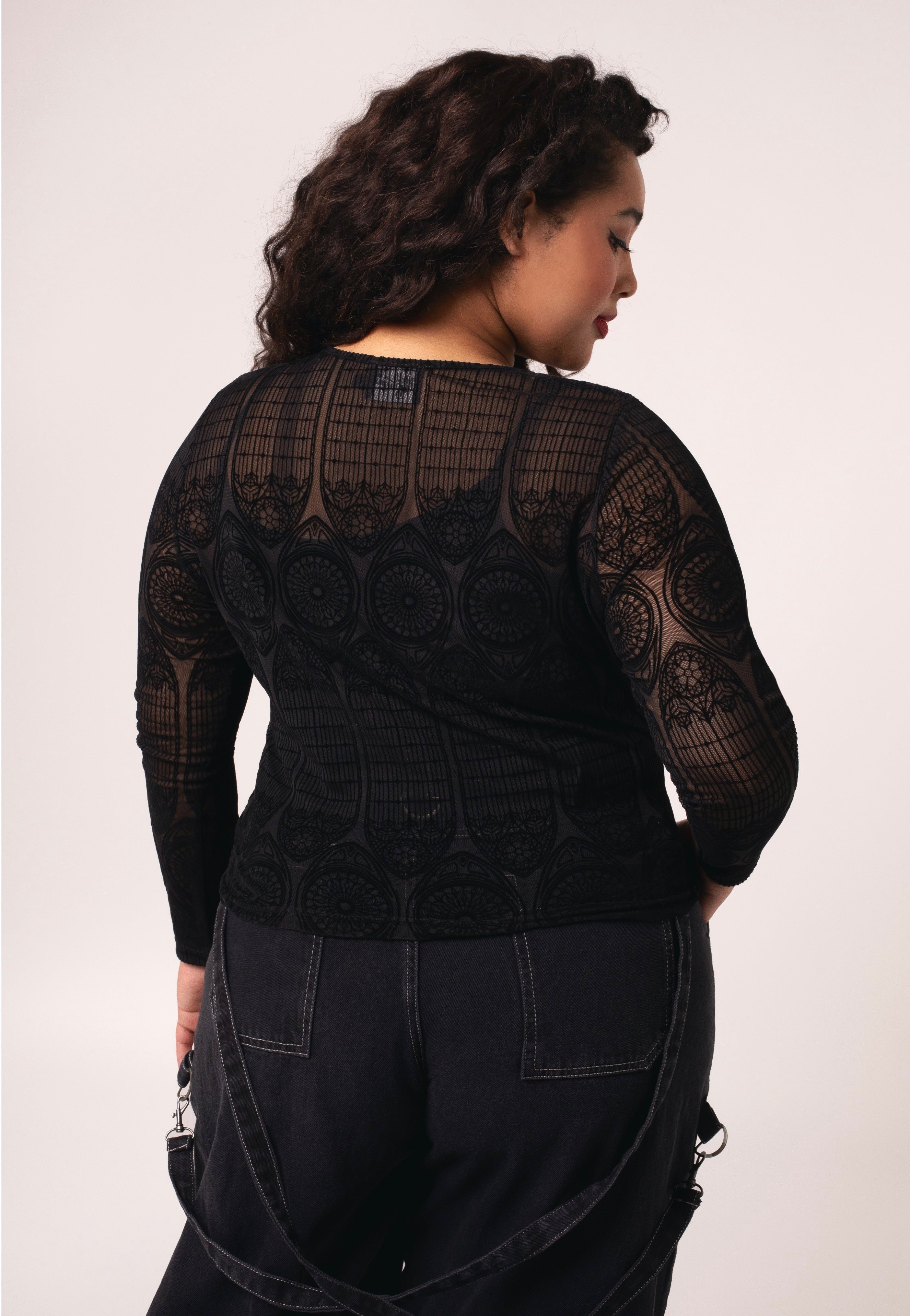 Hellbunny - Mea Culpa Black - Top | Women-Image