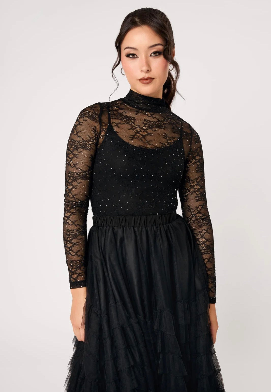 Hellbunny Duffy Black Top