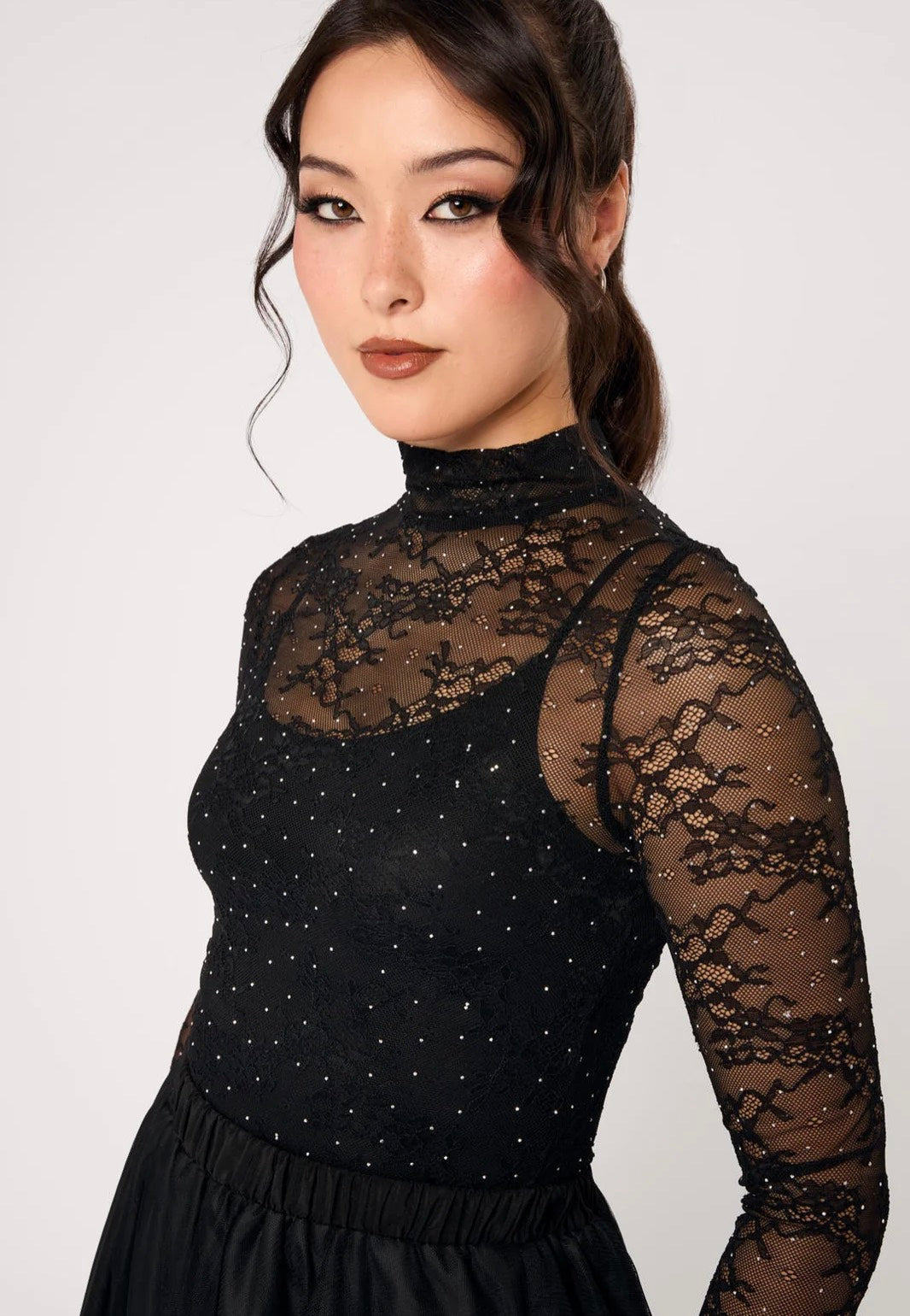 Hellbunny Duffy Black Top