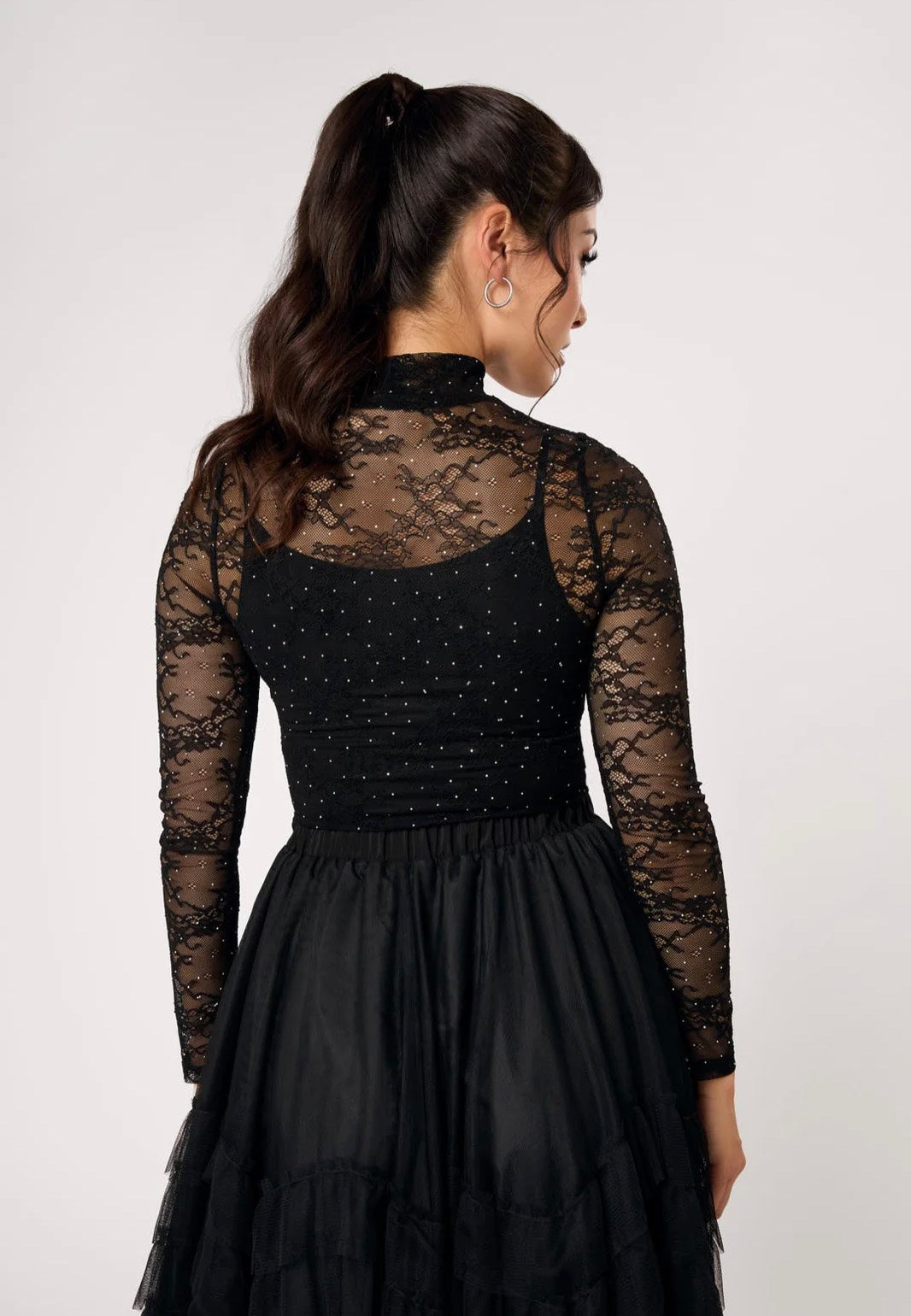 Hellbunny Duffy Black Top