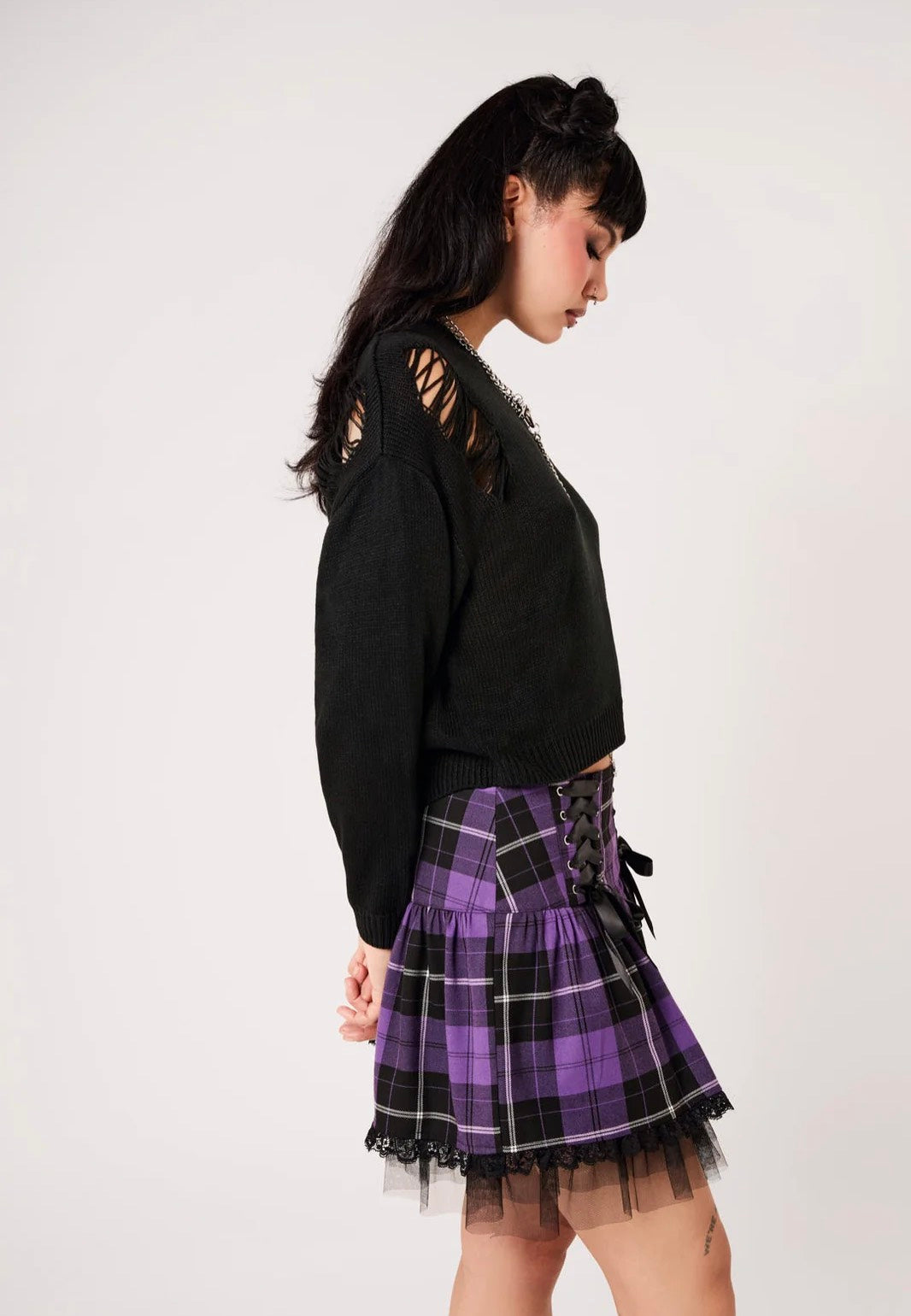 Hellbunny Holy Moly Black Pullover