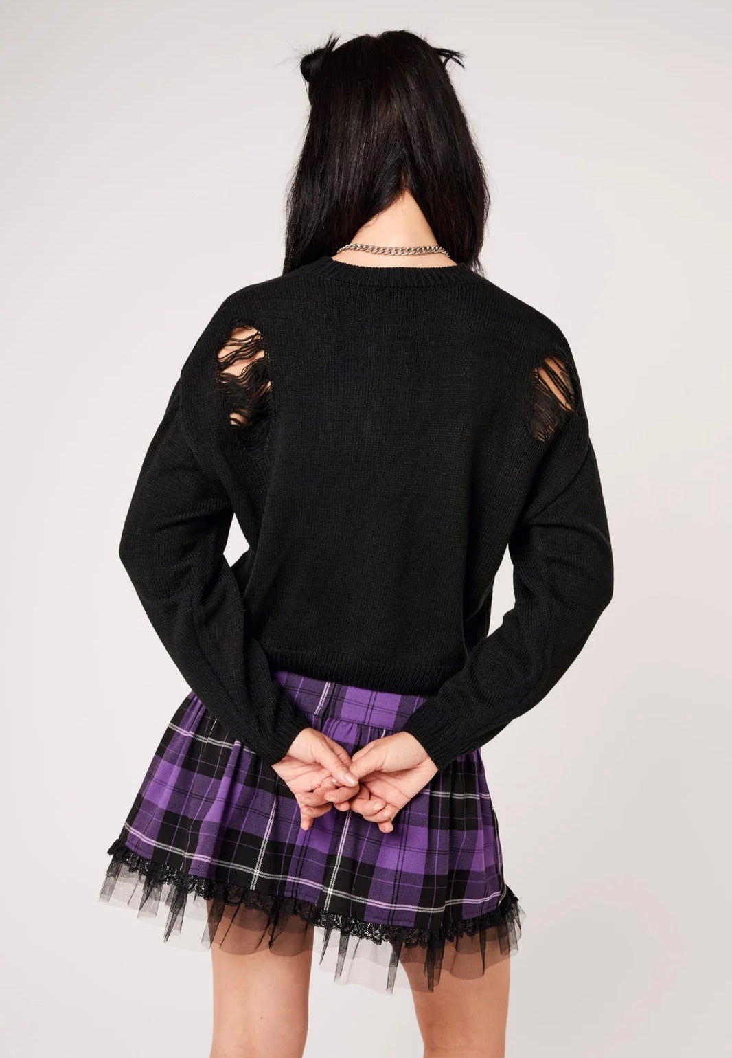 Hellbunny Holy Moly Black Pullover