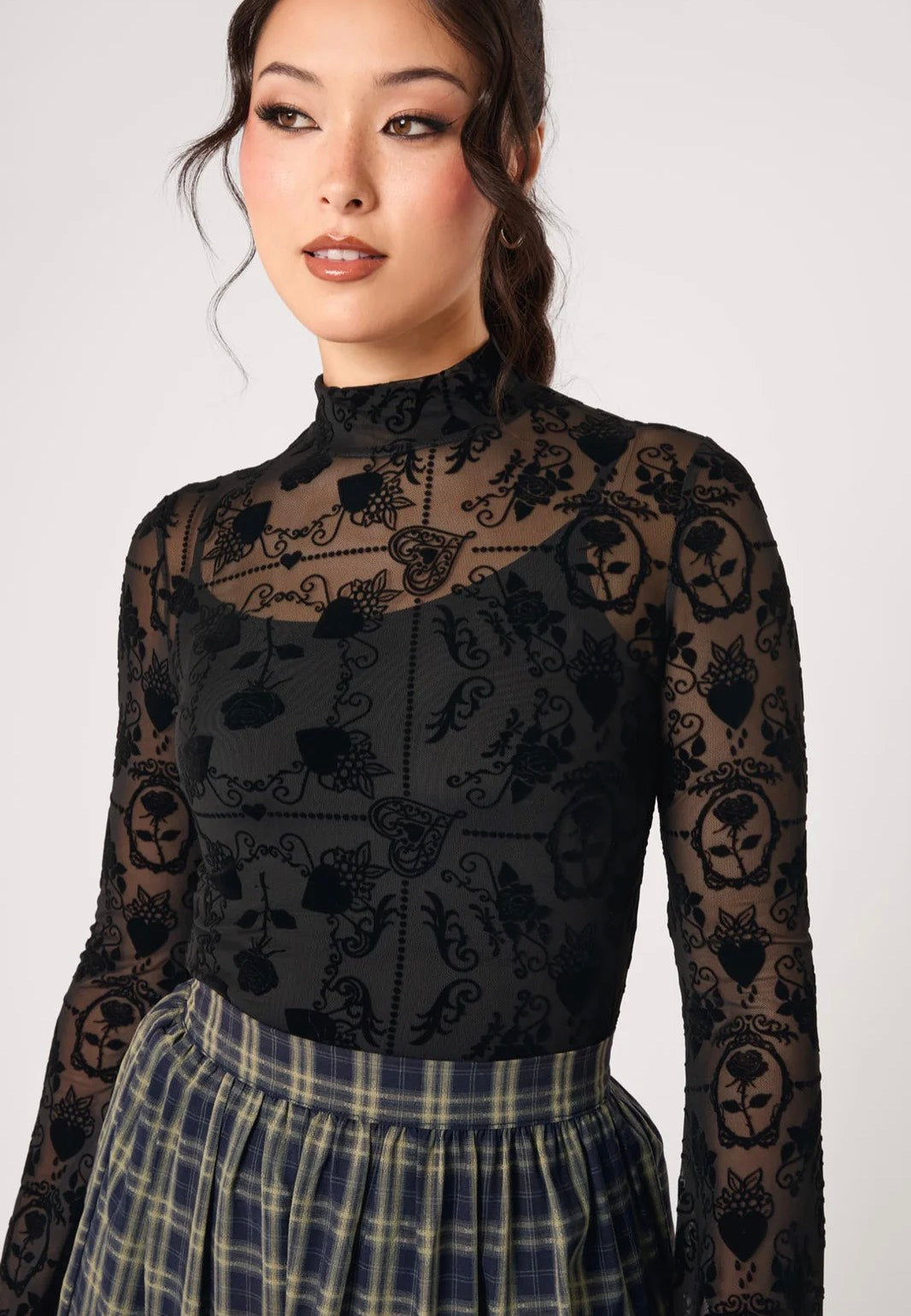 Hellbunny Esme 300 Black Top