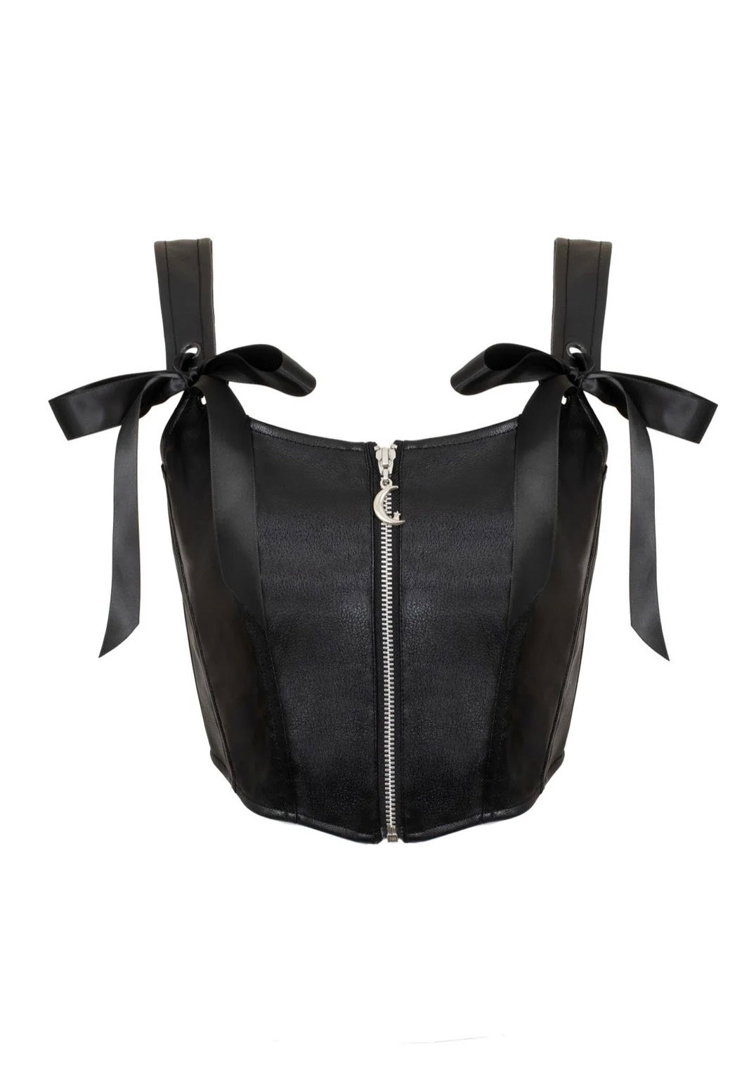 Hellbunny Black Steel Black Corset