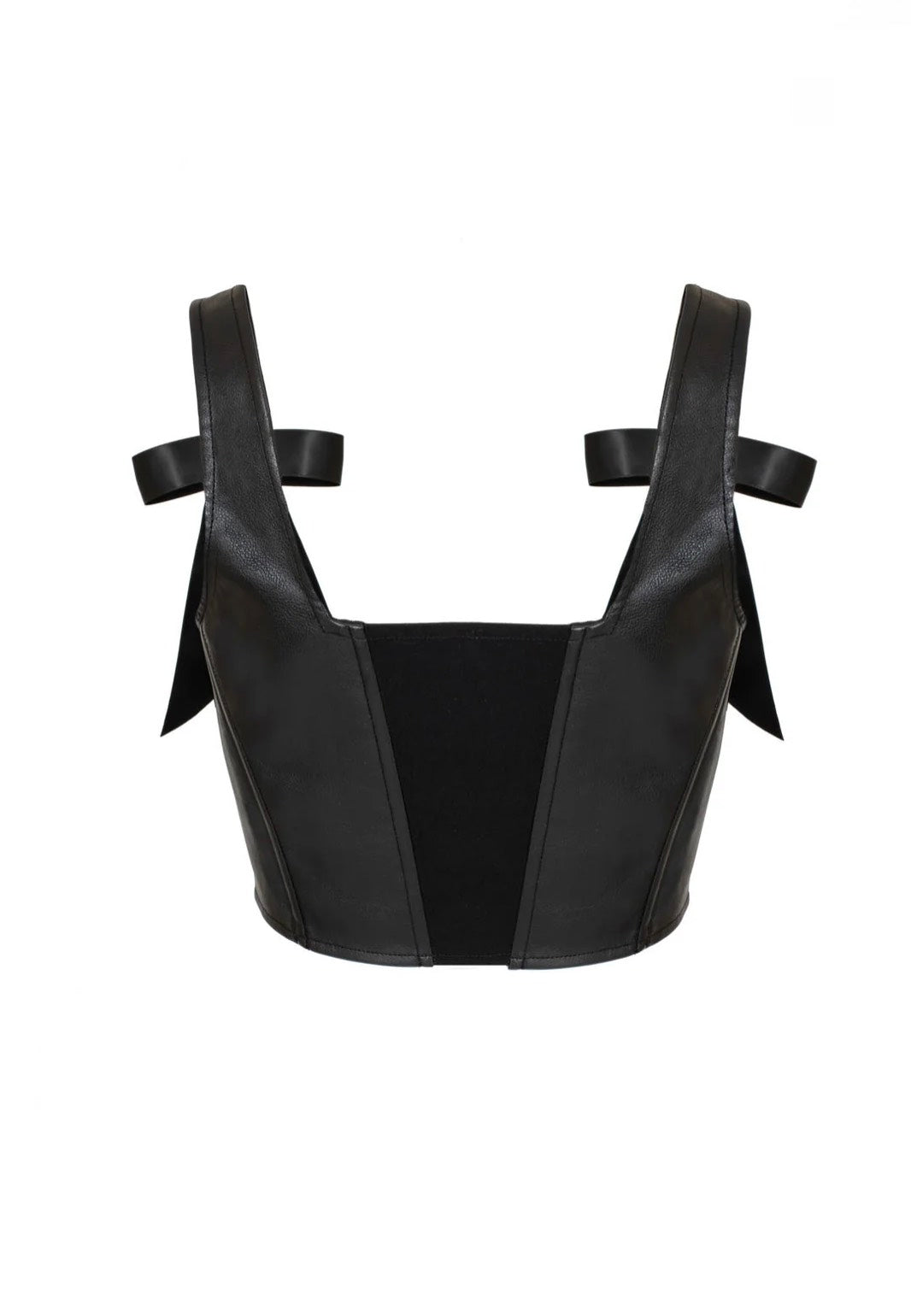 Hellbunny Black Steel Black Corset
