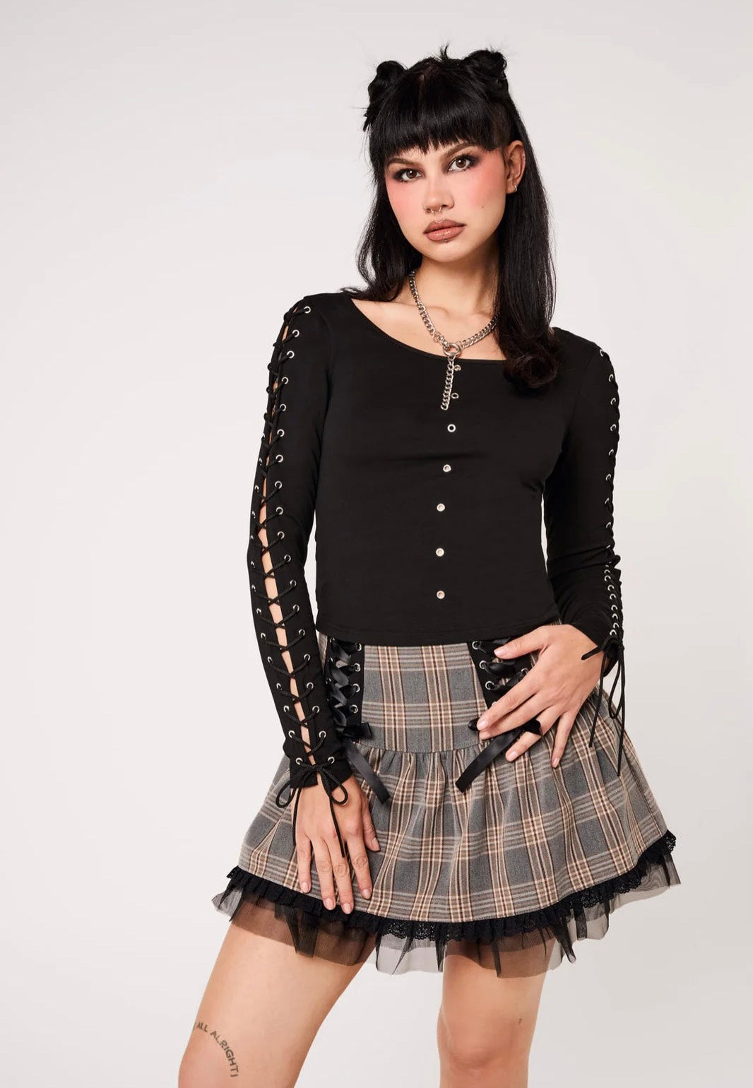 Hellbunny Grimly Black Oberteil