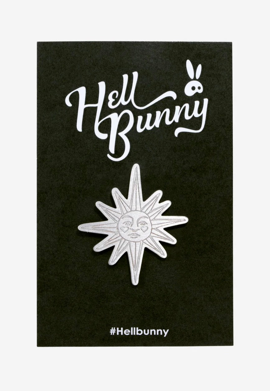 Hellbunny Sun Silver Pin