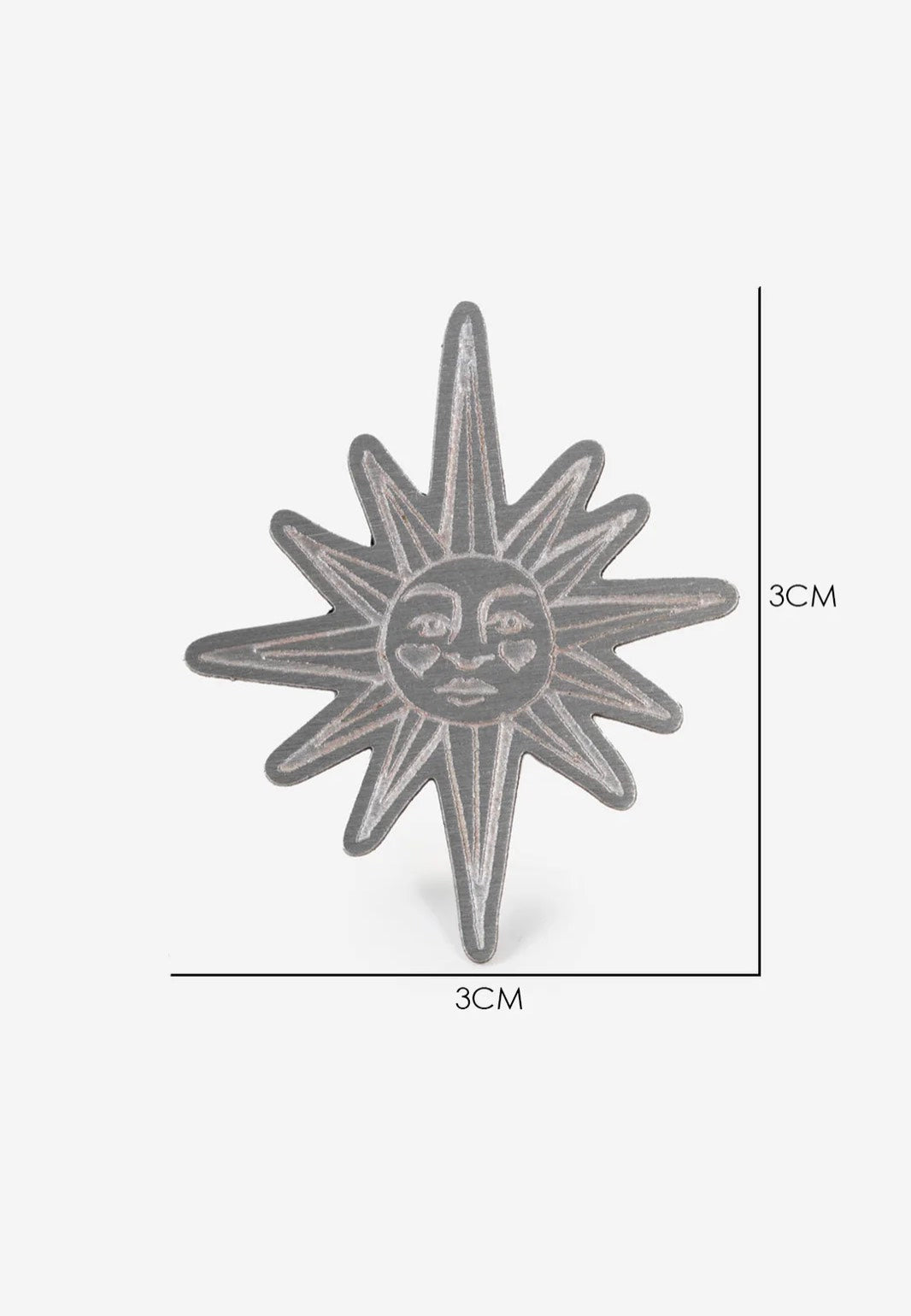 Hellbunny Sun Silver Pin