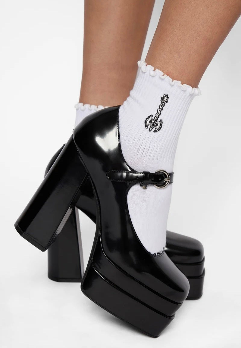 Mary Wyatt Harlow Frill Calcetines