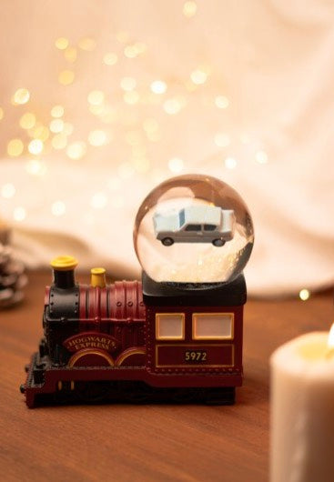 Harry Potter Hogwarts Express Flying Ford Anglia Bola de nieve