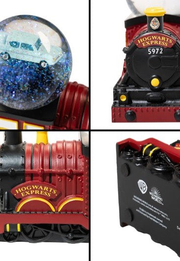 Harry Potter Hogwarts Express Flying Ford Anglia Bola de nieve