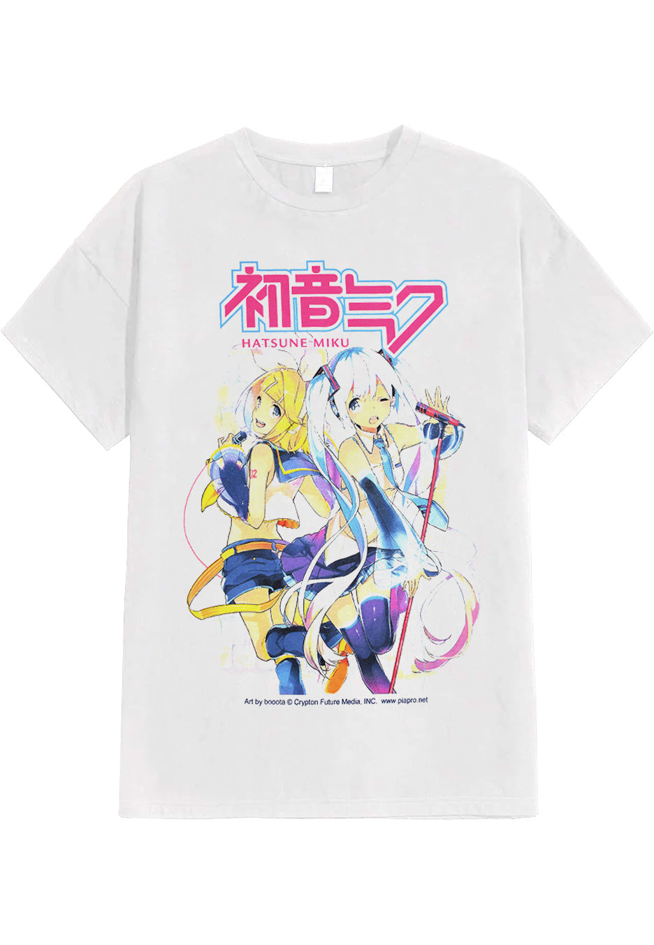 Hatsune Miku - Singing Harmony White - T-Shirt | Neutral-Image