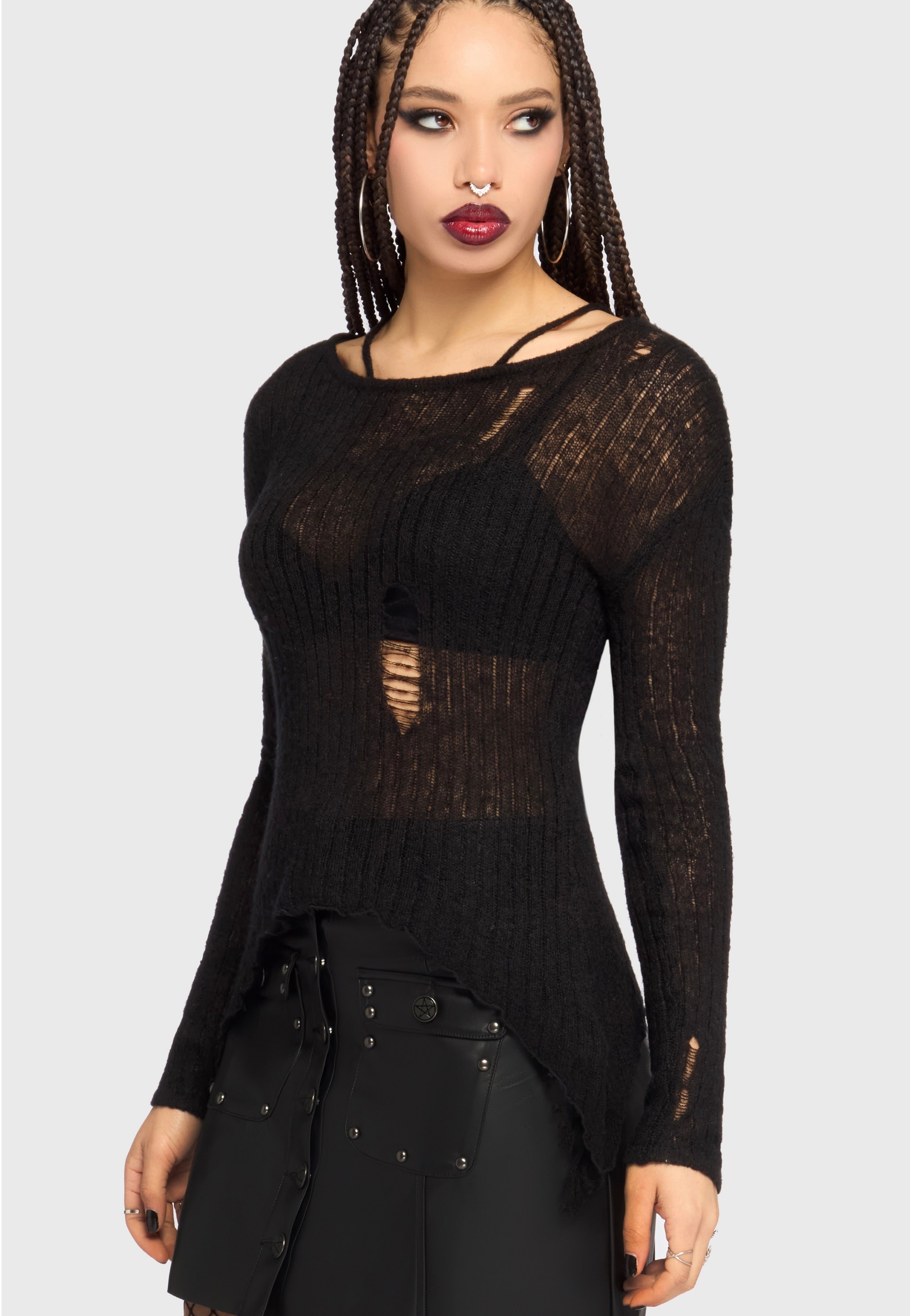 Killstar - Haunting Echoes Black - Top | Women-Image