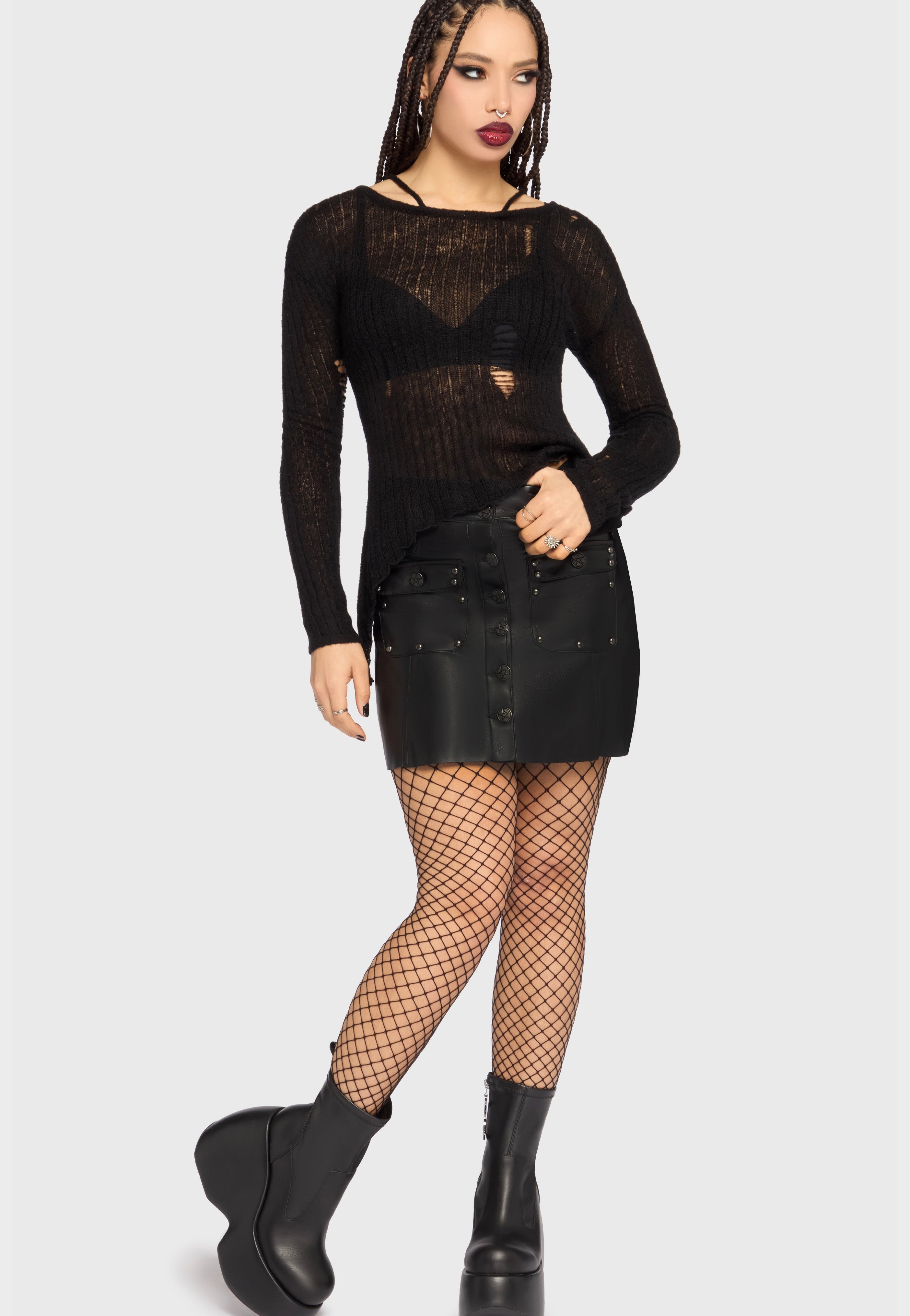 Killstar - Haunting Echoes Black - Top | Women-Image