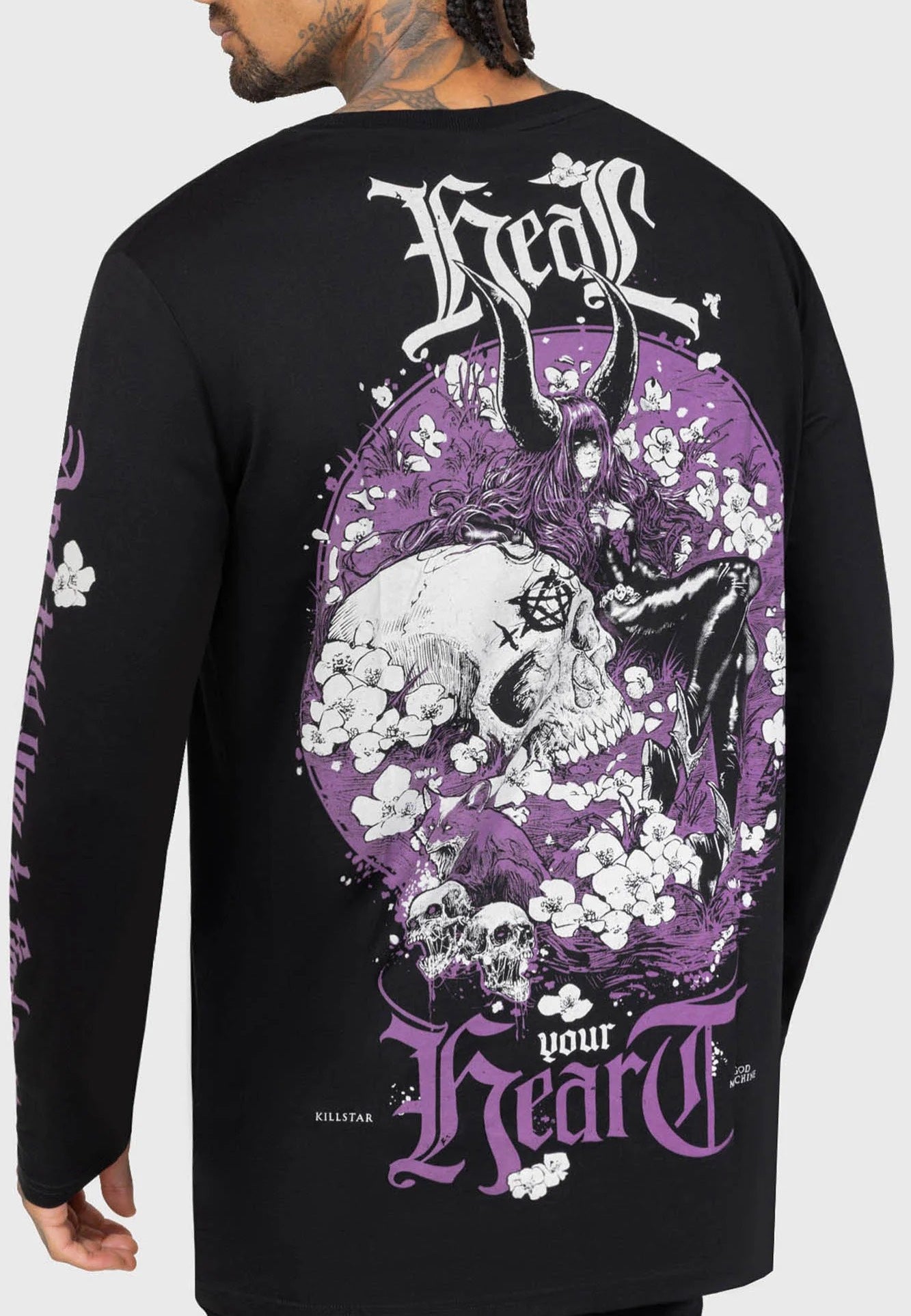 Killstar - Heal Your Heart Black - Longsleeve | Men-Image