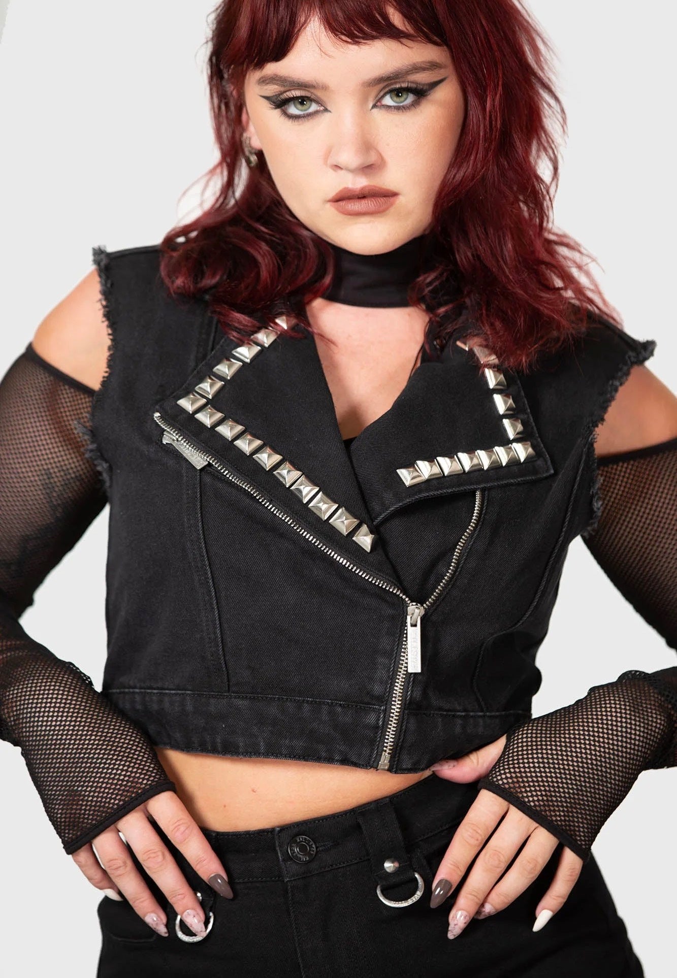 Killstar - Heaven2Hell Denim Black - Vest