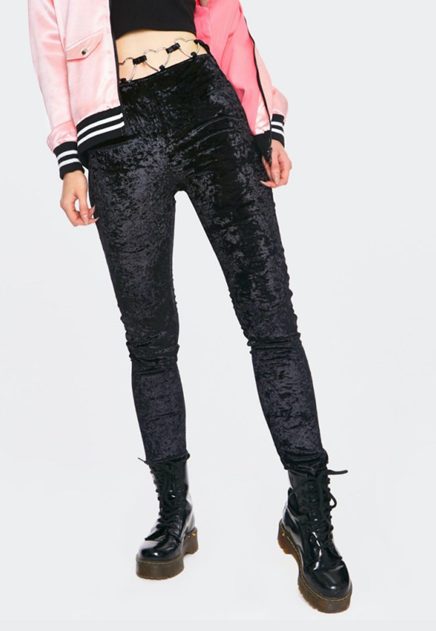 Jawbreaker - Heavy Metal Sweet Heart Black - Leggings | Women-Image