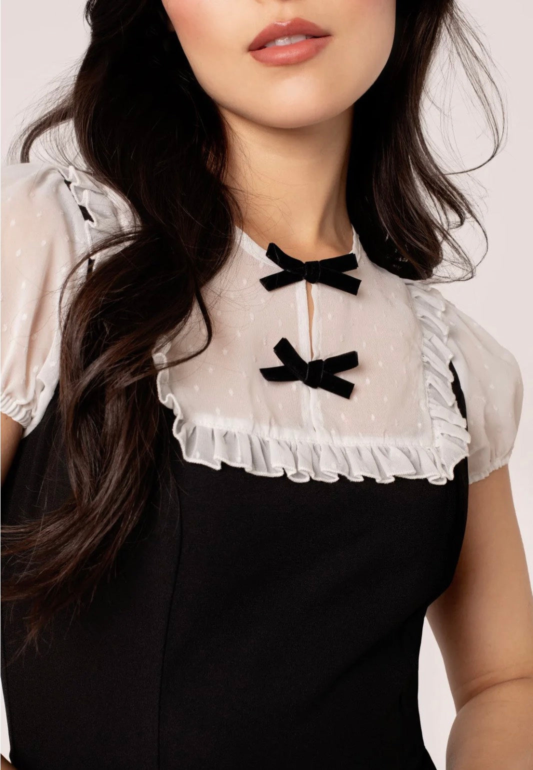 Hellbunny - Alice Black/White  - Dress | Women-Image