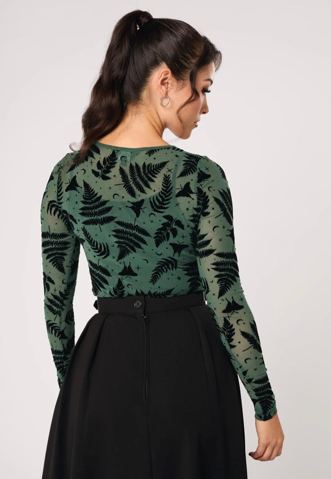 Hellbunny Fearn Green Haut