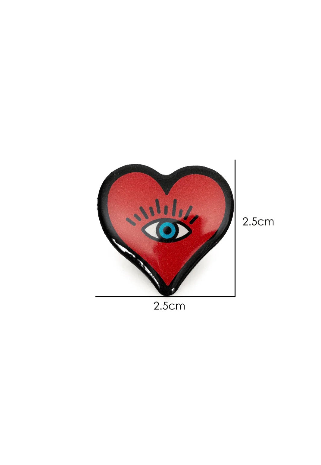 Hellbunny - Heart Multi  - Pin | Neutral-Image