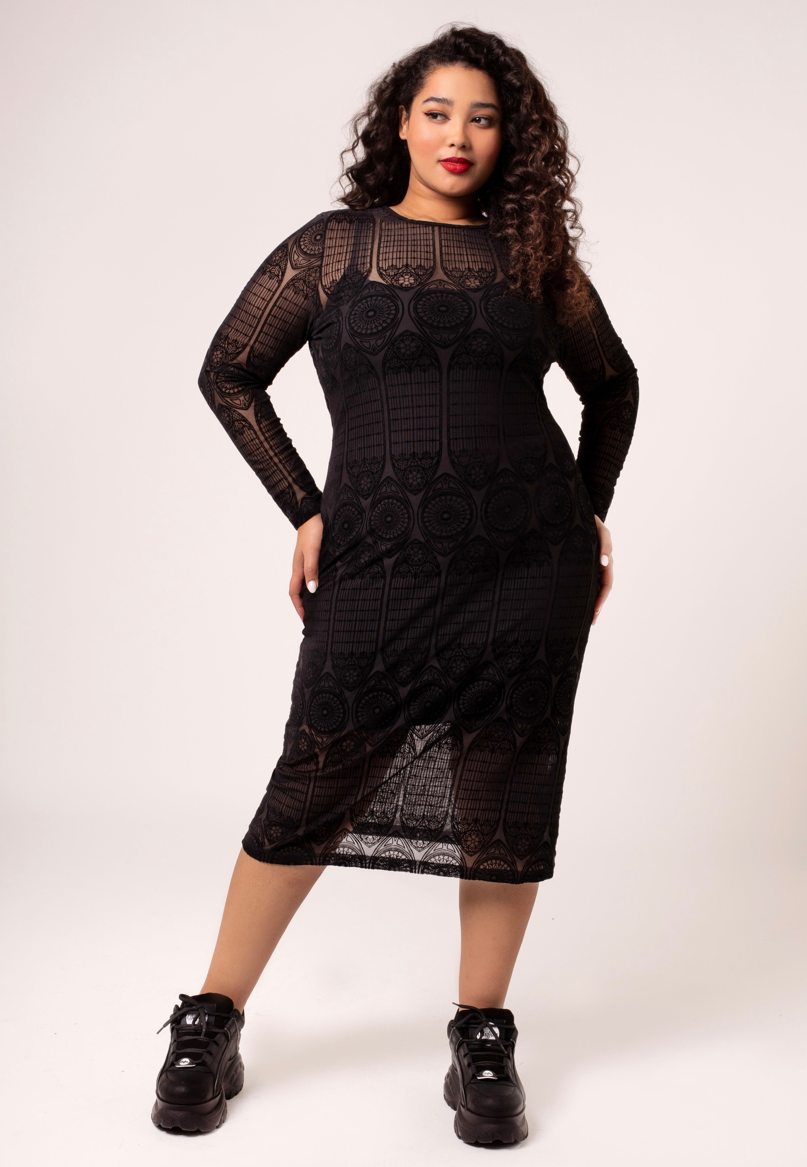 Hellbunny - Mea Culpa Black - Dress | Women-Image