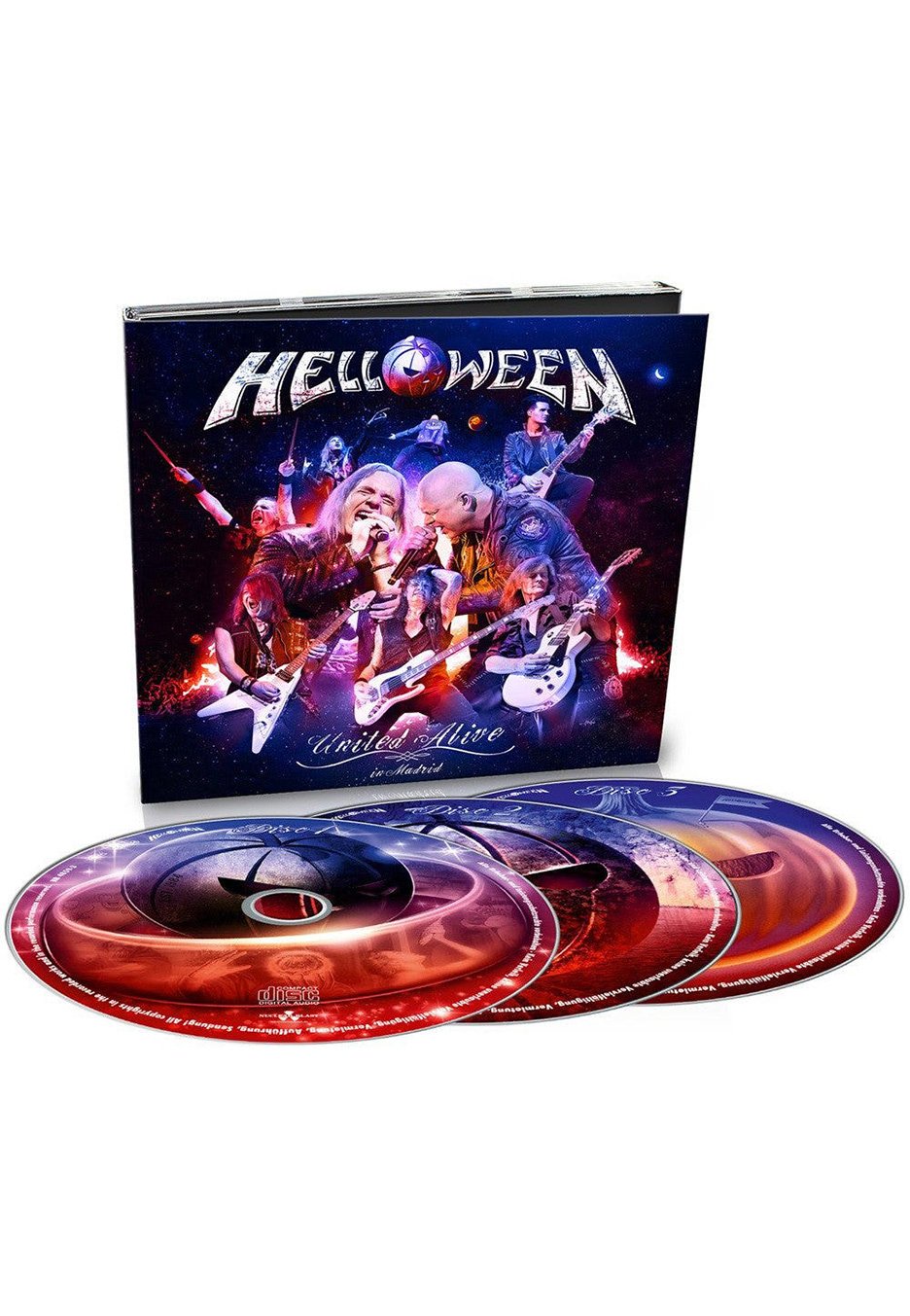 Helloween - United Alive In Madrid - Digipak 3 CD