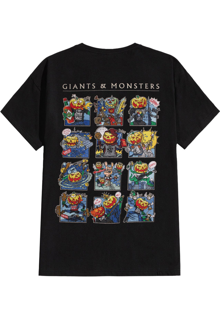 Helloween - Classic Logo Comics - T-Shirt | Neutral-Image