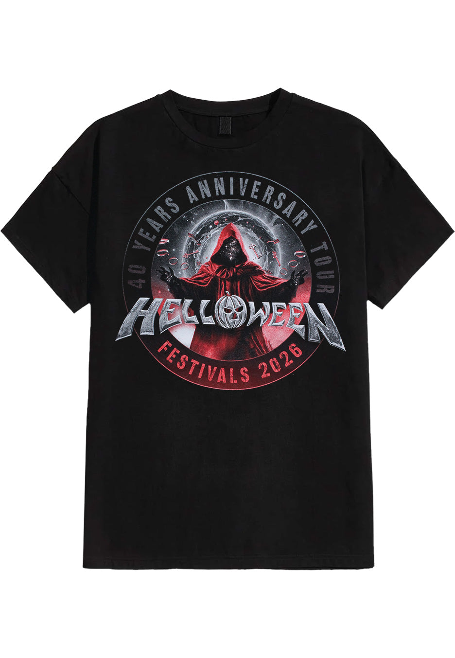 Helloween Keeper Emblem Festivals 2026 T-Shirt