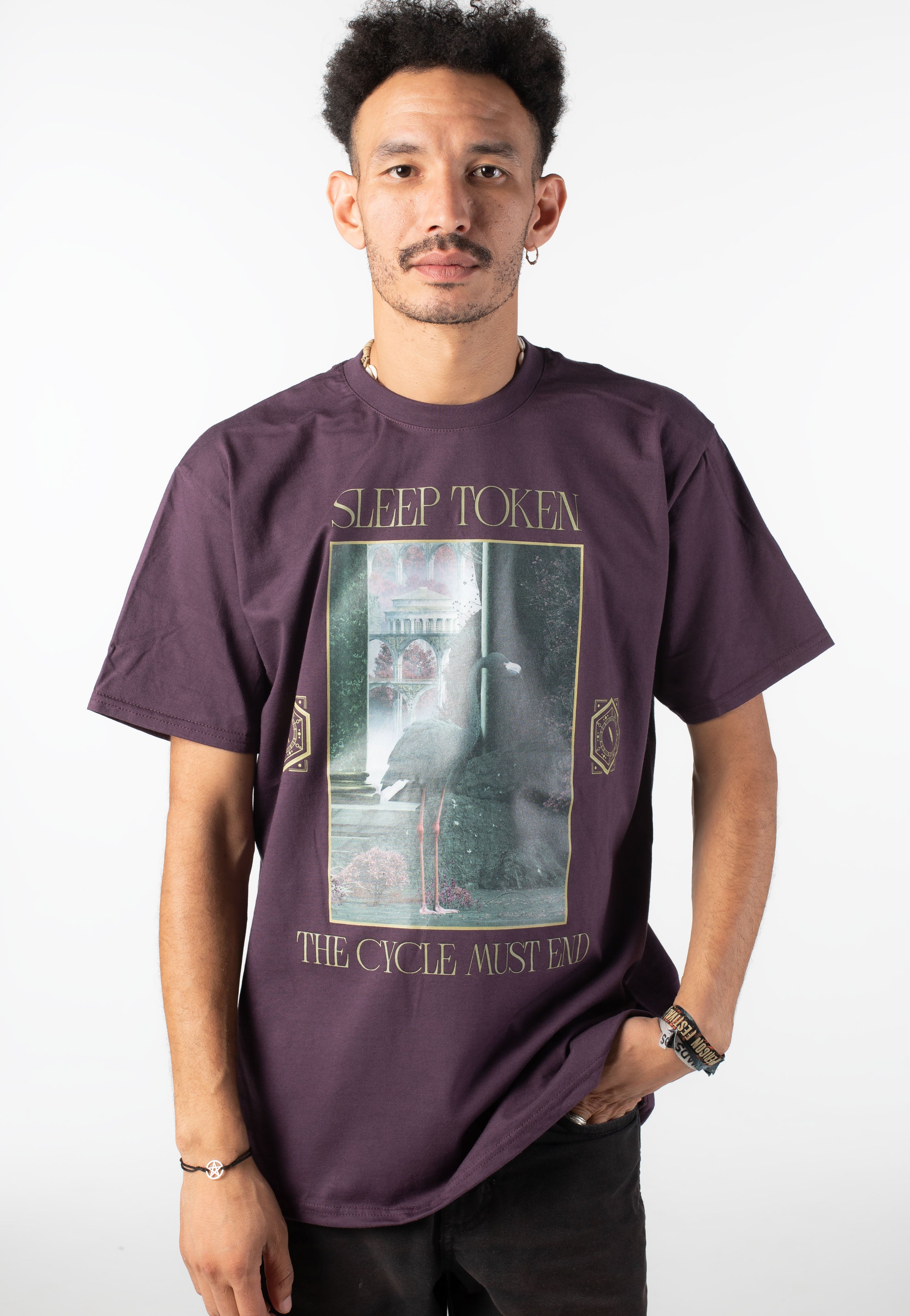 Sleep Token - The Cycle Must End Plum - T-Shirt | Men-Image