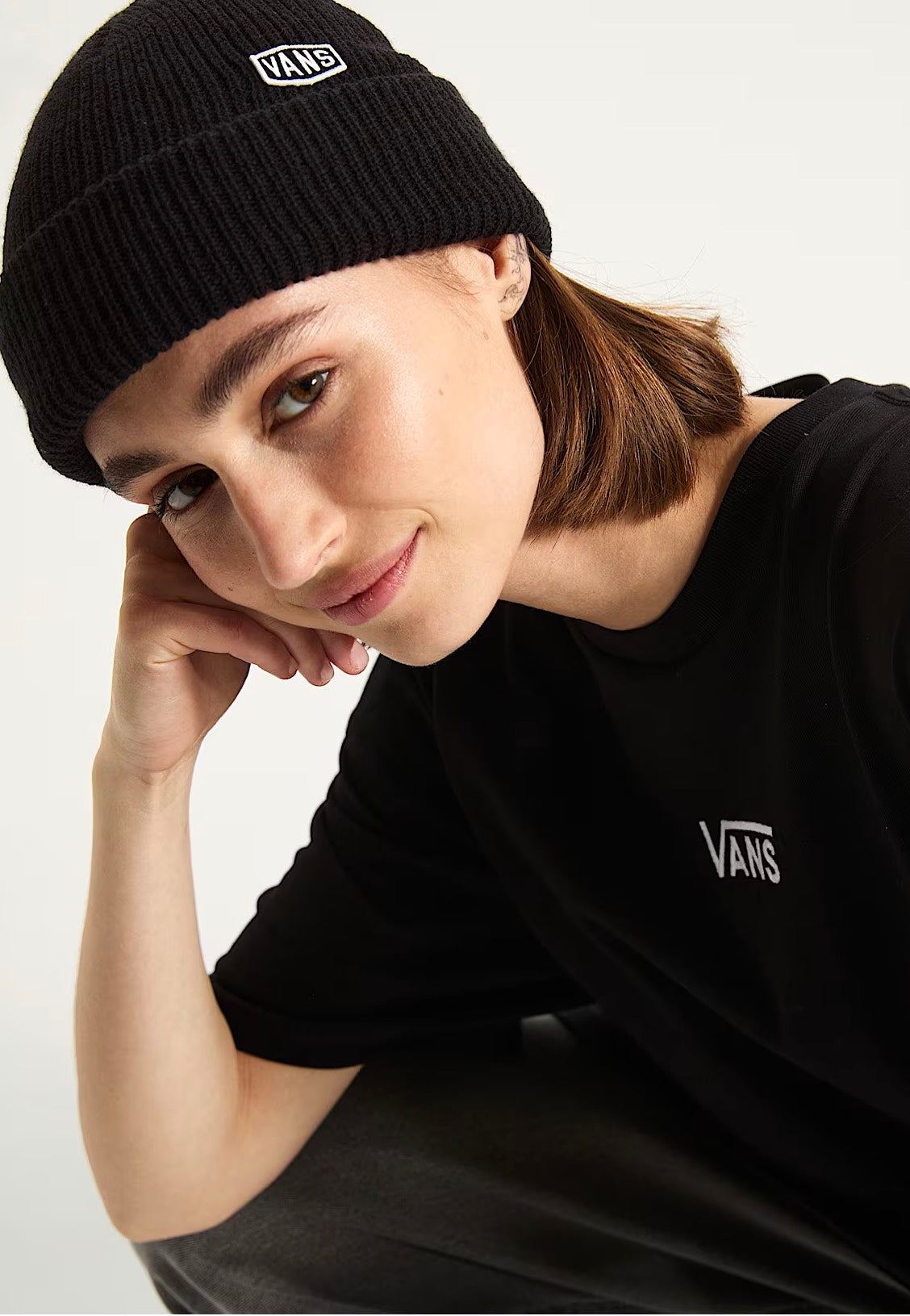 Vans - Hex Patch Cuff Black - Beanie | Neutral-Image
