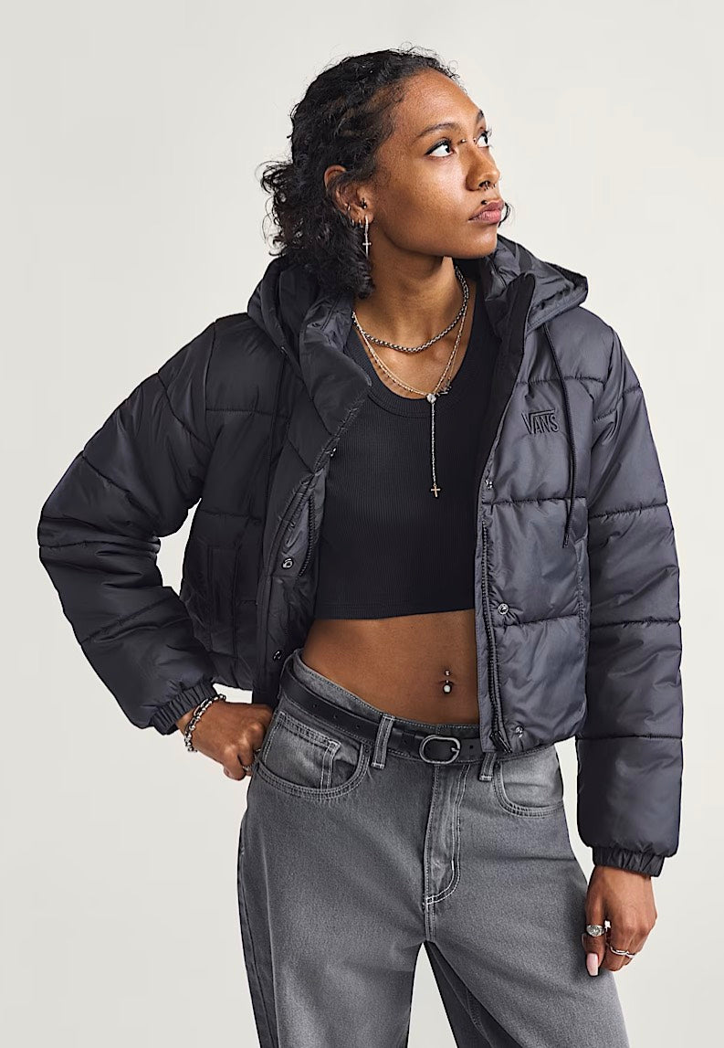 Vans - MTE Hillgate Cropped Puffer Black - Jacket | Women-Image