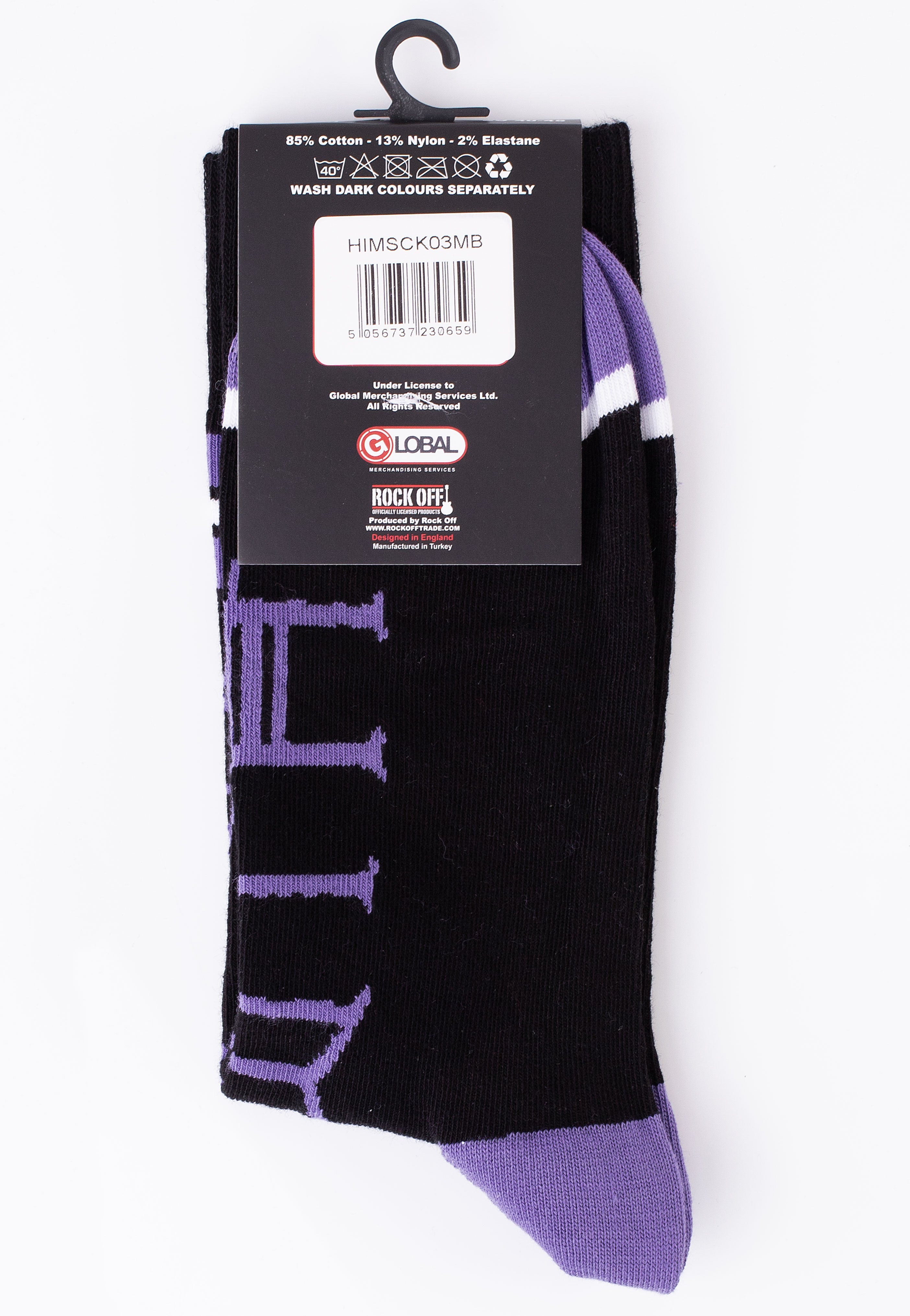Him - Heartagram & Logo - Socks | Neutral-Image