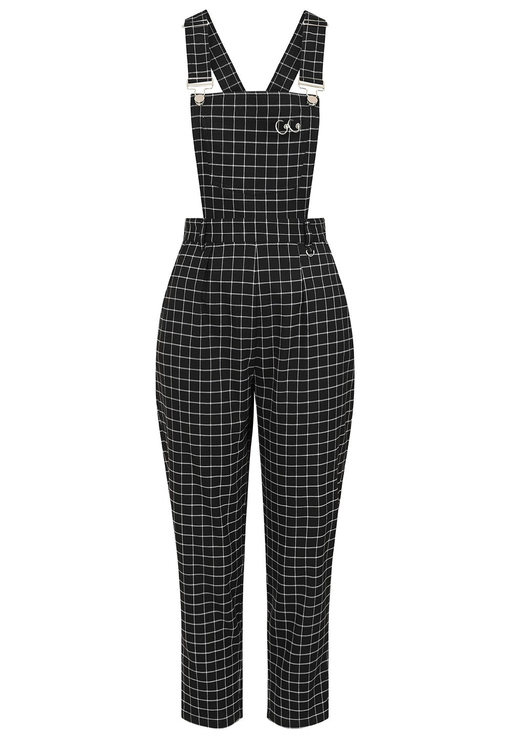 Hellbunny - Tate Black - Dungarees | Women-Image