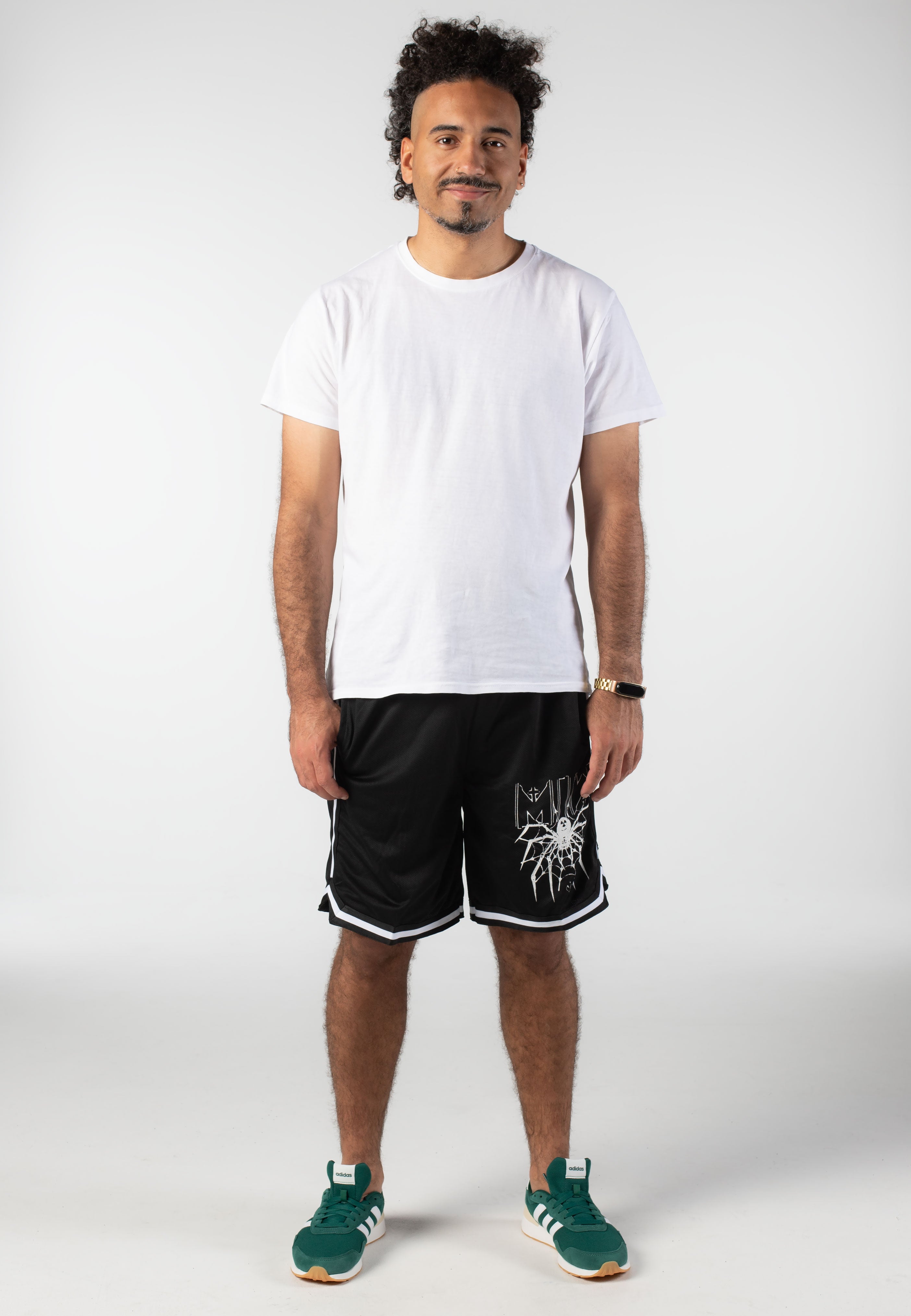 Motionless In White - Webs We Weave Striped - Shorts | Men-Image