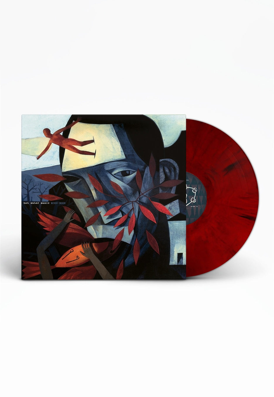Hot Water Music - Never Ender Ltd. Red/Black - Marbled Vinyl | Neutral-Image
