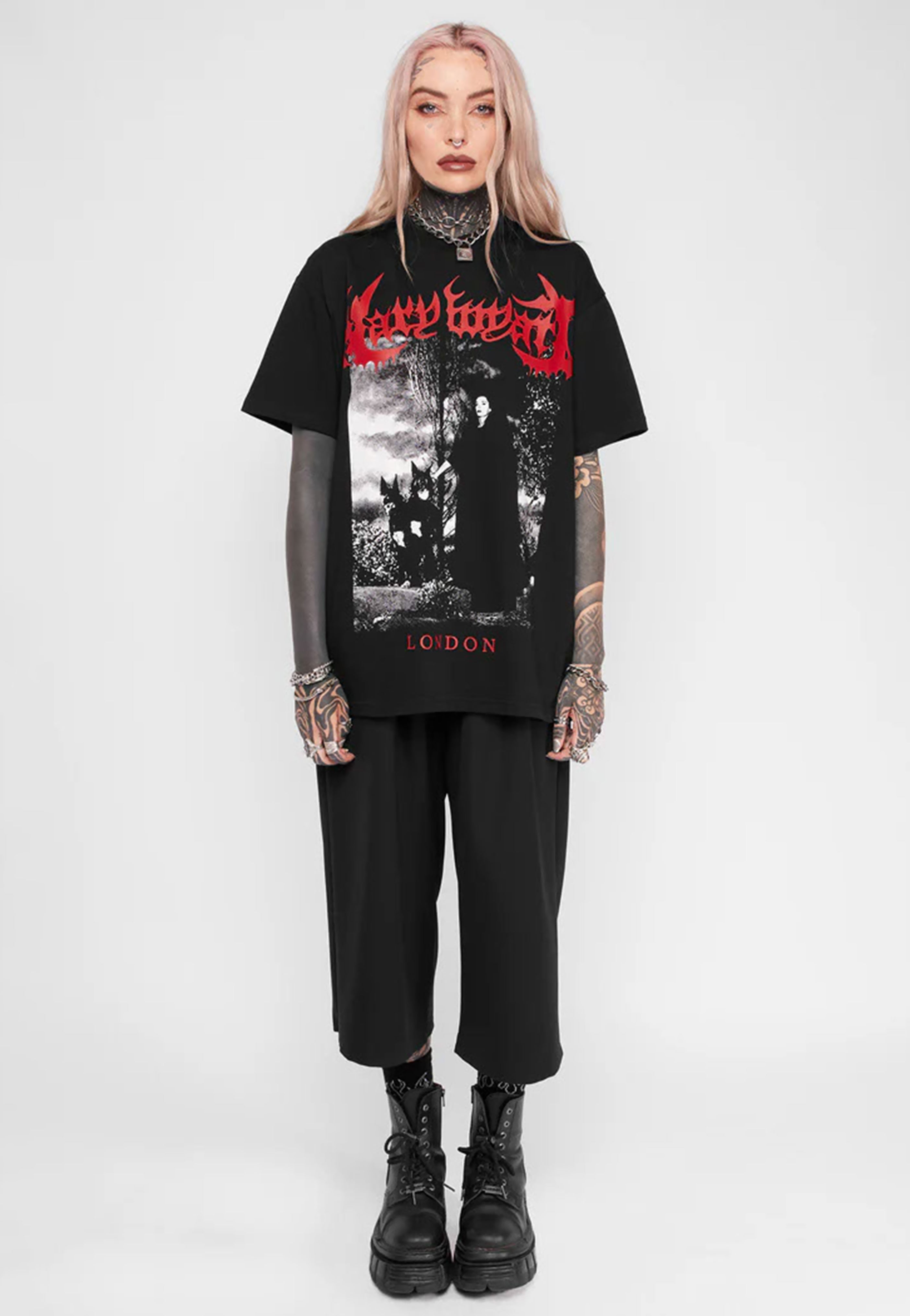 Mary Wyatt - Legion Oversized Black/Red - T-Shirt | Men-Image