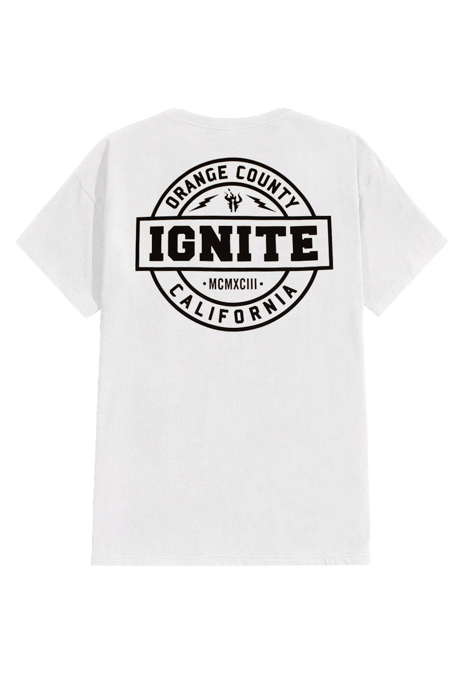 Ignite - New Lightning Flame Pocket White - T-Shirt | Neutral-Image